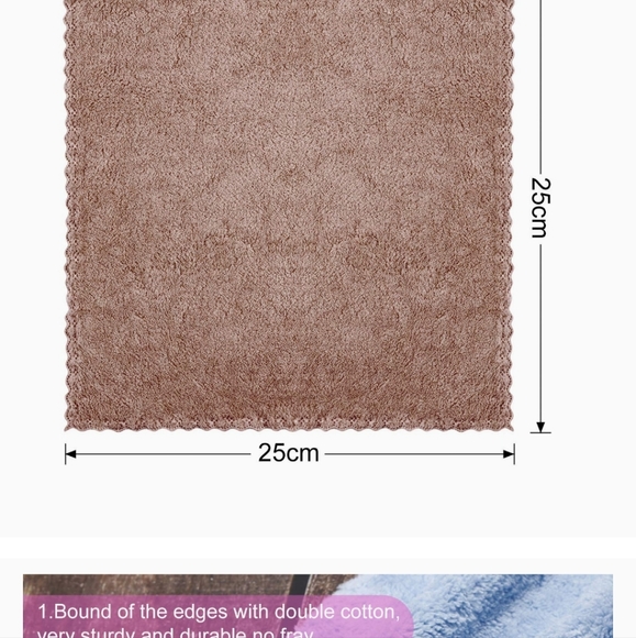 Microfiber makeup cloths - Picture 2 of 3